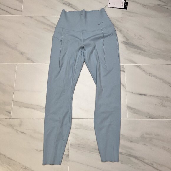 Nike Women's Universa 7/8 'Light Armory Blue' DQ5897-441 Leggings size S - Picture 1 of 4